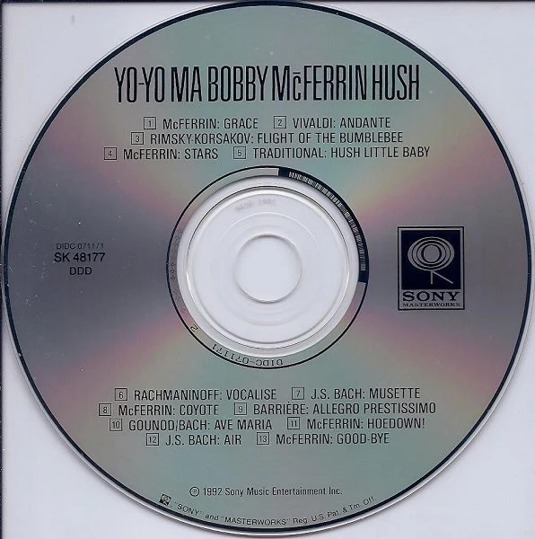 Bobby McFerrin & Yo-Yo Ma - Hush (CD, Album) (Near Mint (NM or M-)) - Image 3