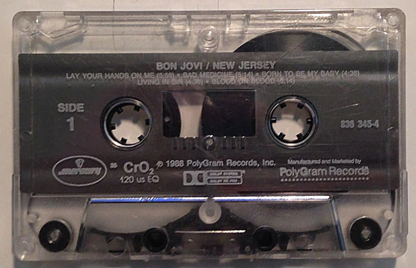 Bon Jovi - New Jersey (Cass, Album, Dol) (Very Good Plus (VG+)) - Image 5