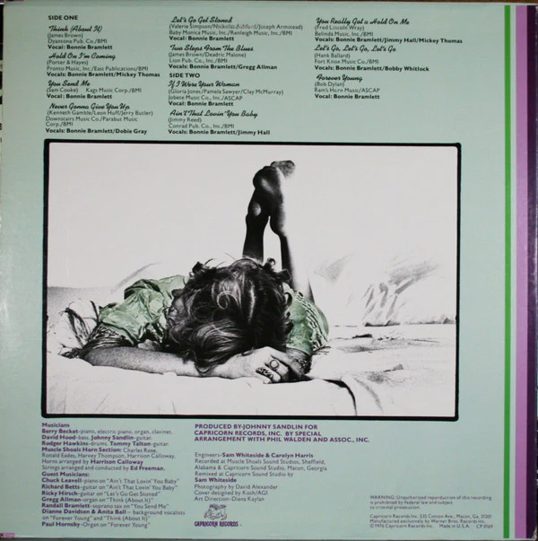 Bonnie Bramlett - Lady's Choice (LP, Album, Jac) (Very Good Plus (VG+)) - Image 2