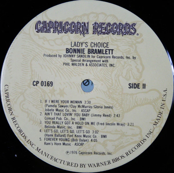 Bonnie Bramlett - Lady's Choice (LP, Album, Jac) (Very Good Plus (VG+)) - Image 4