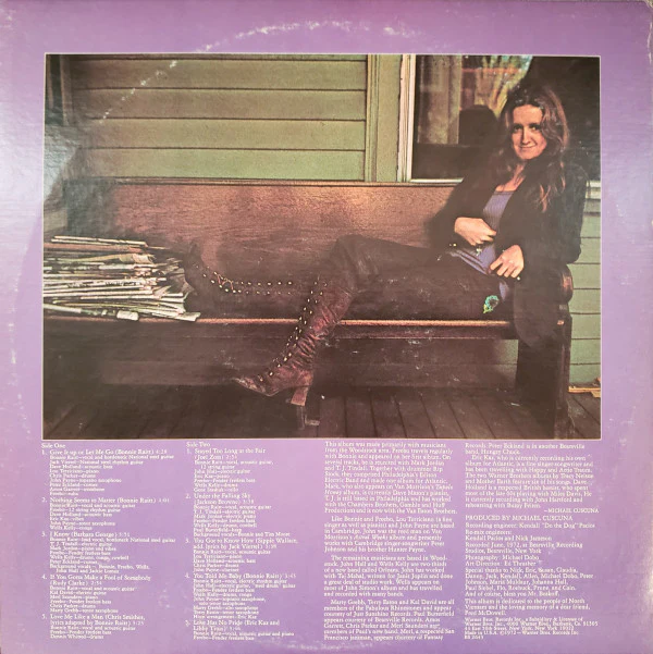 Bonnie Raitt - Give It Up (LP, Album, Pit) (Near Mint (NM or M-)) - Image 3
