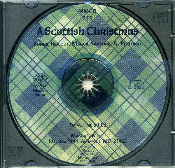 Bonnie Rideout, Maggie Sansone, Al Petteway - A Scottish Christmas (CD) (Near Mint (NM or M-)) - Image 3
