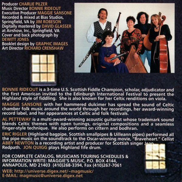 Bonnie Rideout, Maggie Sansone, Al Petteway - A Scottish Christmas (CD) (Near Mint (NM or M-)) - Image 4