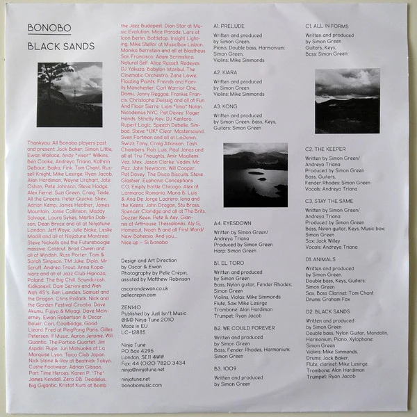 Bonobo - Black Sands (2x12", Album, RE, 180) (Mint (M)) NEW & SEALED - Image 4