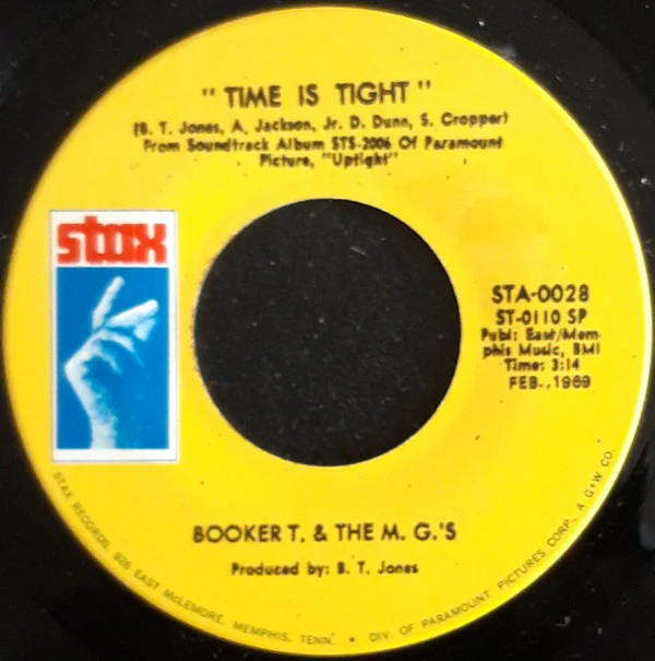 Booker T & The MG's - Time Is Tight (7", Spe) (Very Good Plus (VG+))