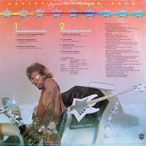 Bootsy's Rubber Band - Stretchin' Out In Bootsy's Rubber Band (LP, Album, Win) (Very Good Plus (VG+)) - Image 2