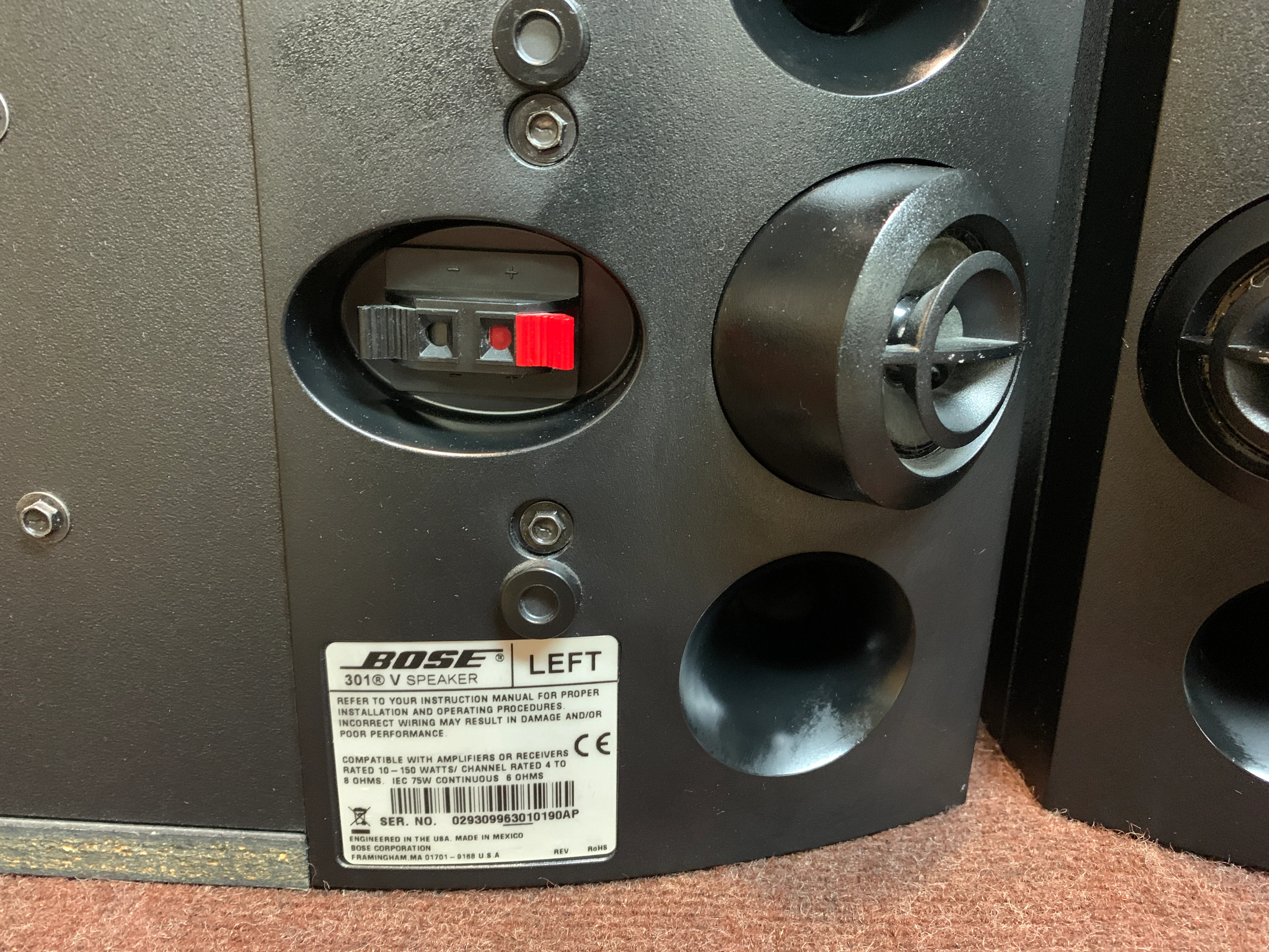 Bose 301 Series V Bookshelf Speakers - Image 7