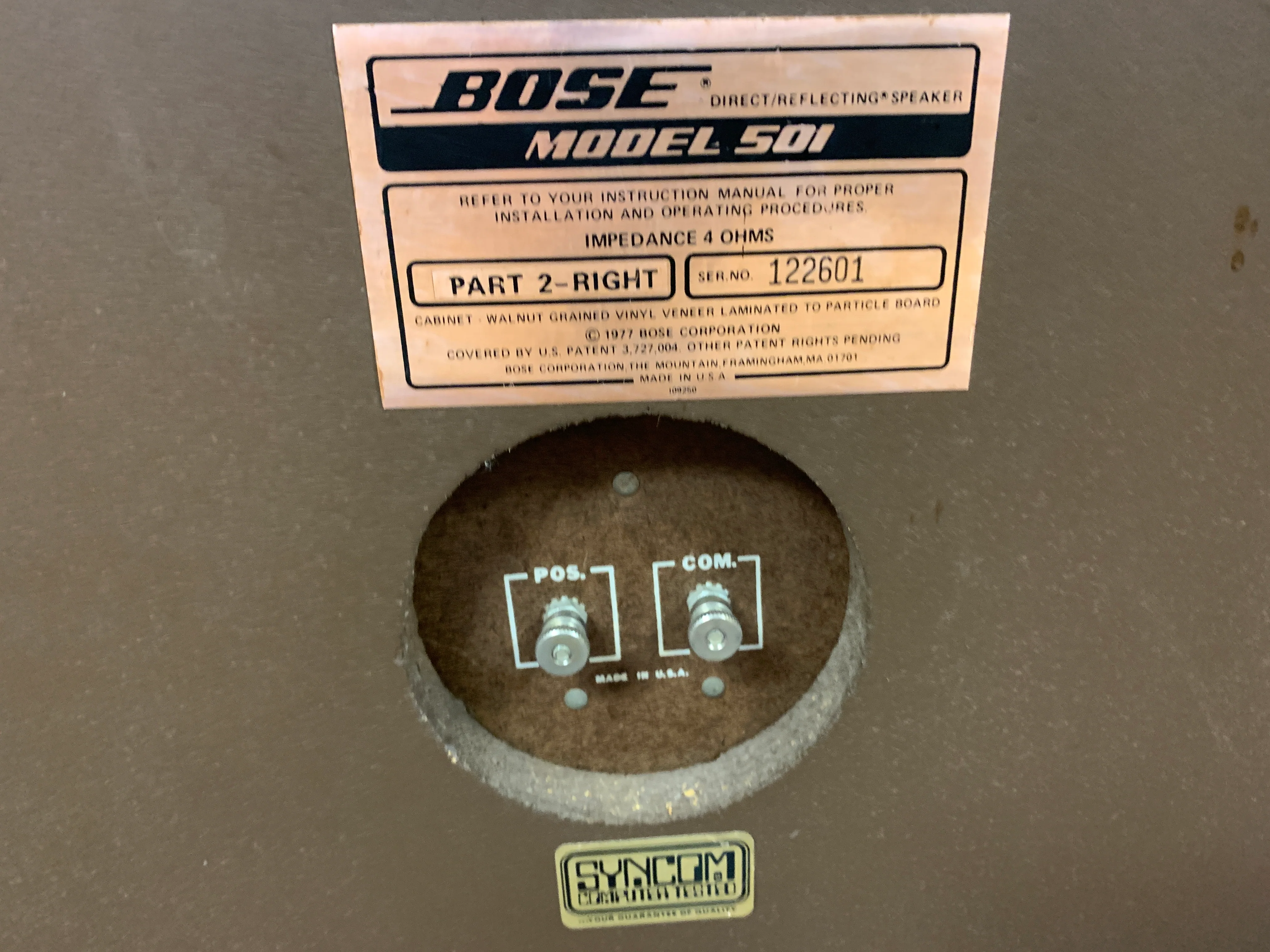 Bose 501 Series III Direct Reflecting Speakers - Image 7
