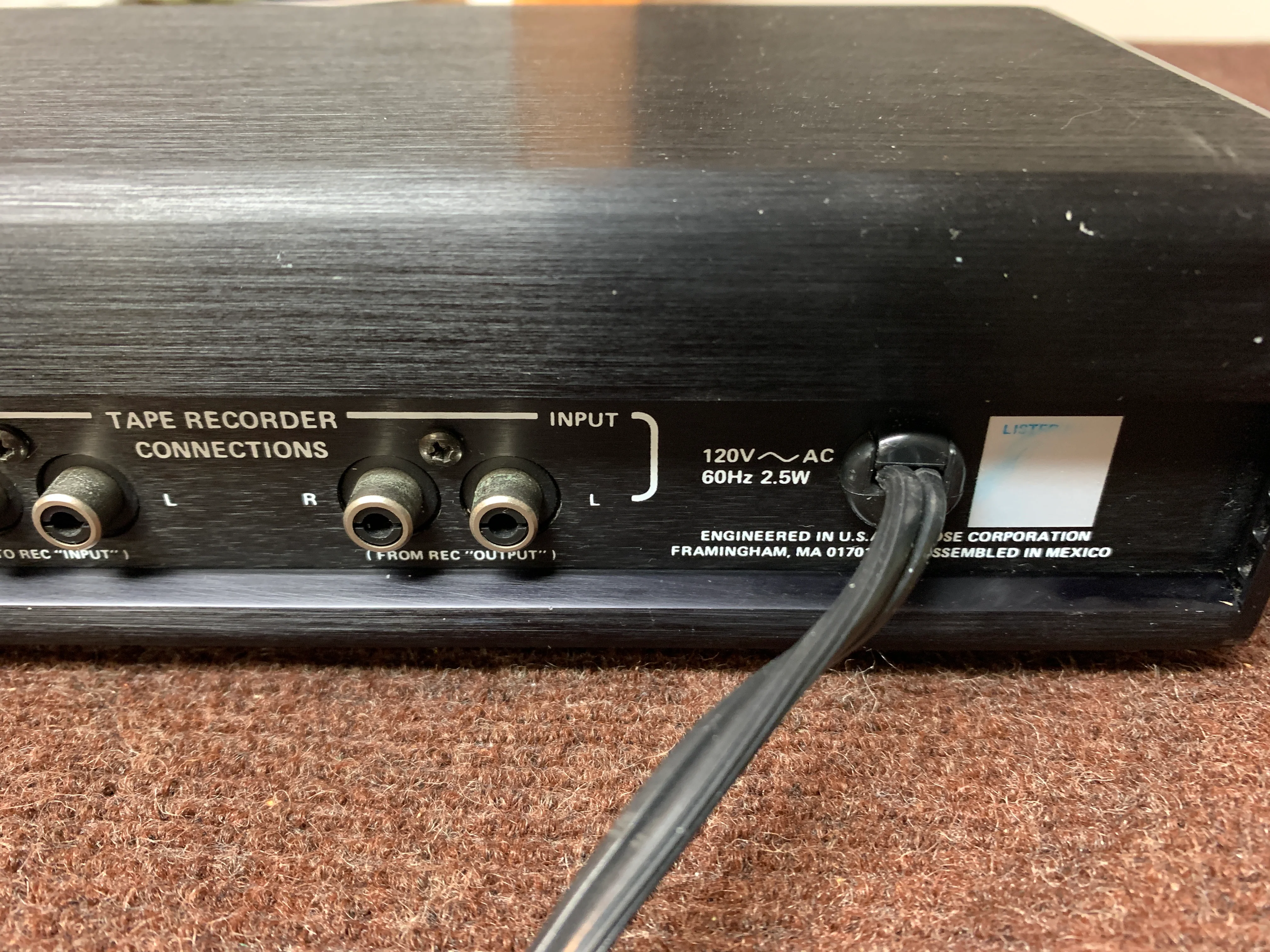 Bose 901 Series VI Black with Pangea Stands & Equalizer - Image 25