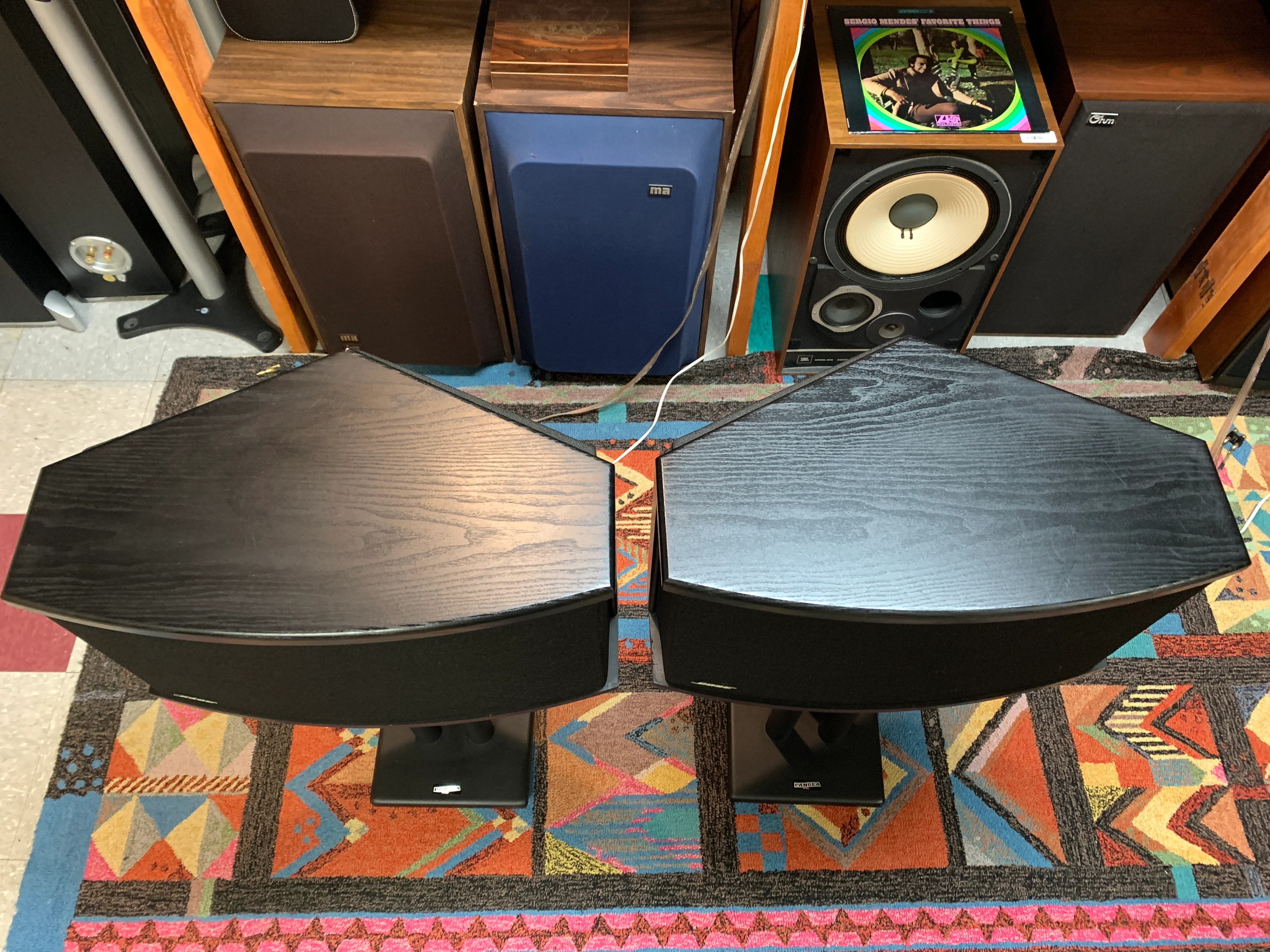 Bose 901 Series VI Black with Pangea Stands & Equalizer - Image 7