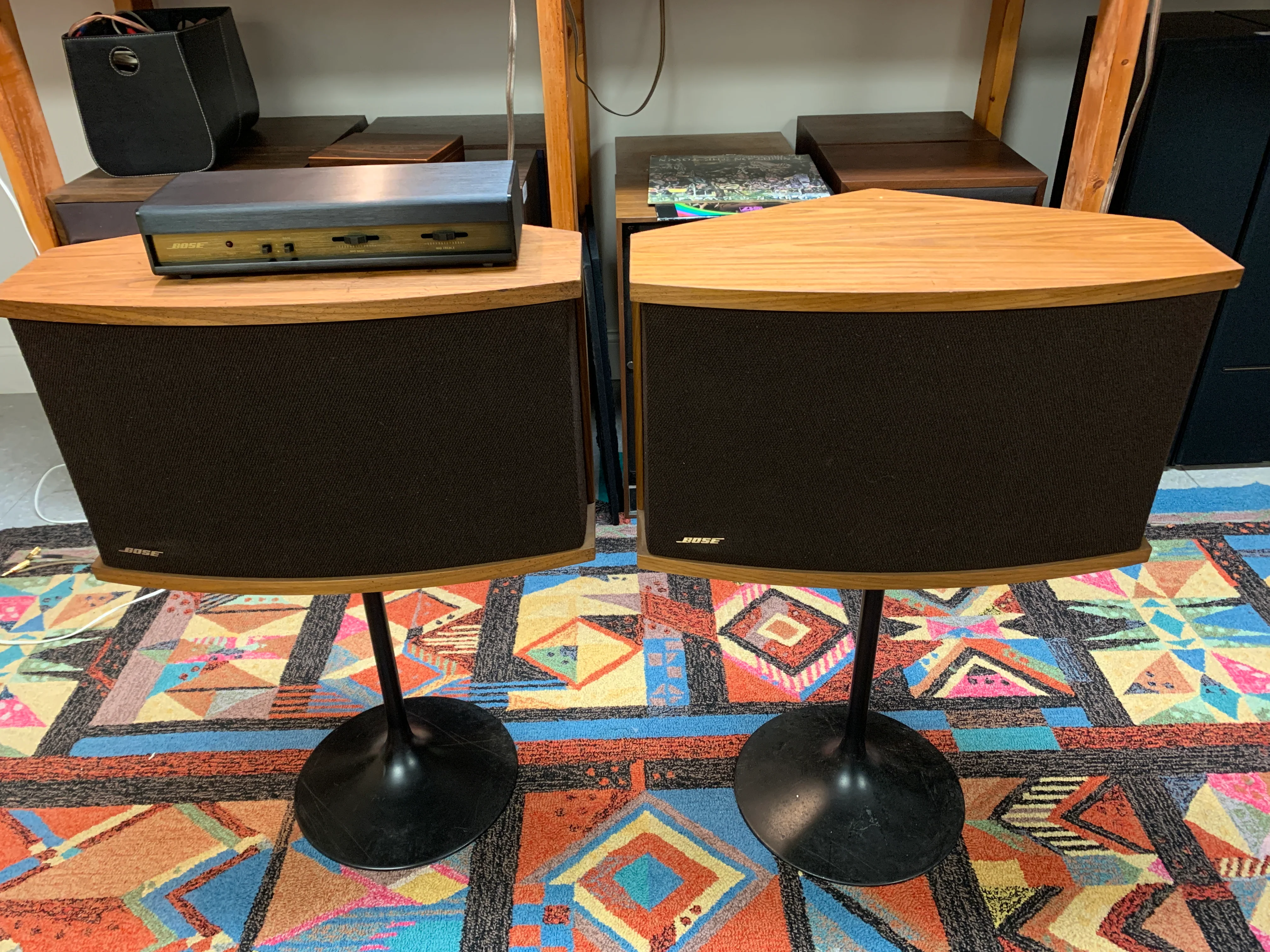 Bose 901 Series VI with Equalizer and Tulip Stands