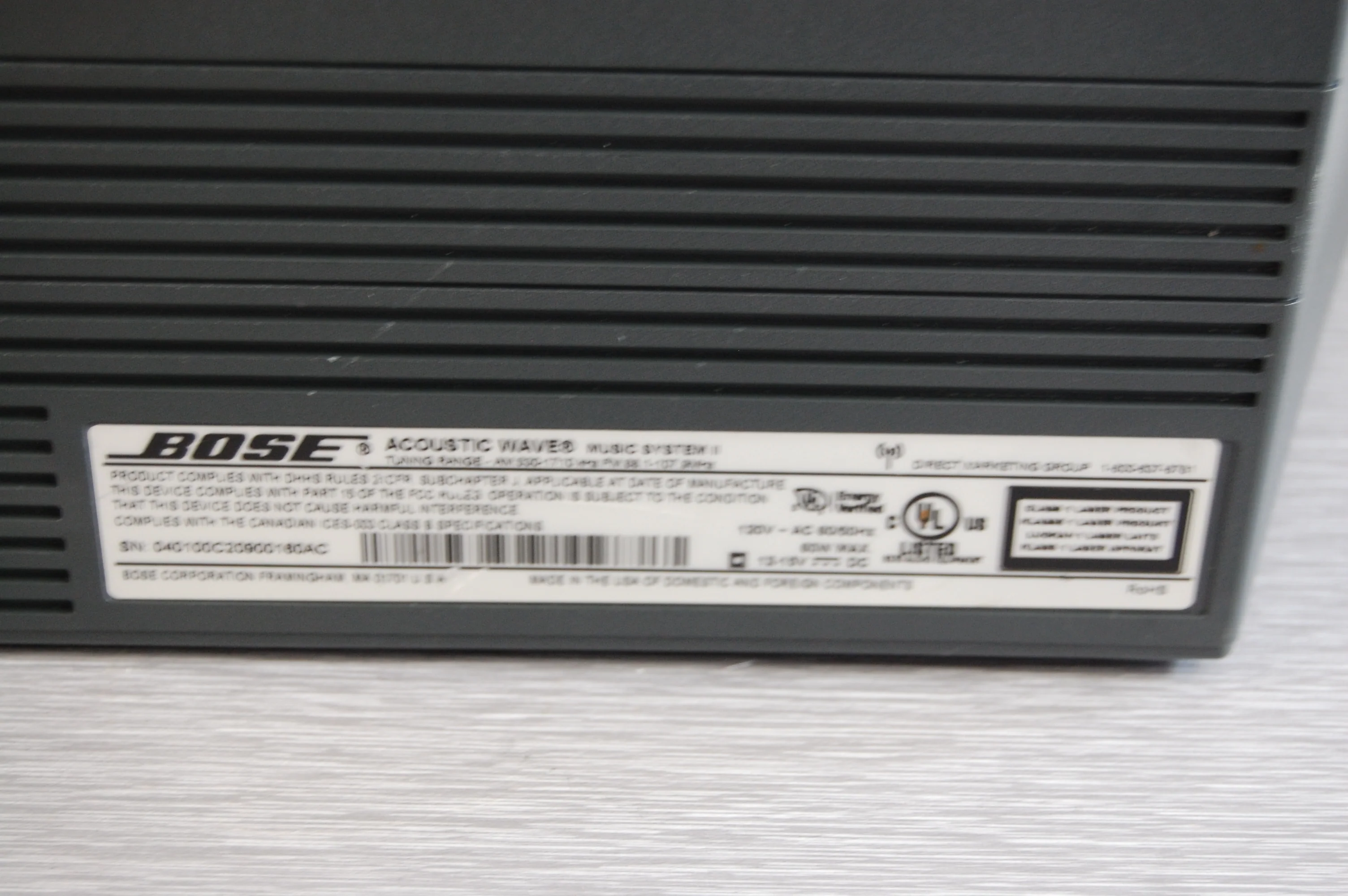 Bose Acoustic Wave * Music System II * Remote * Manual - Image 13