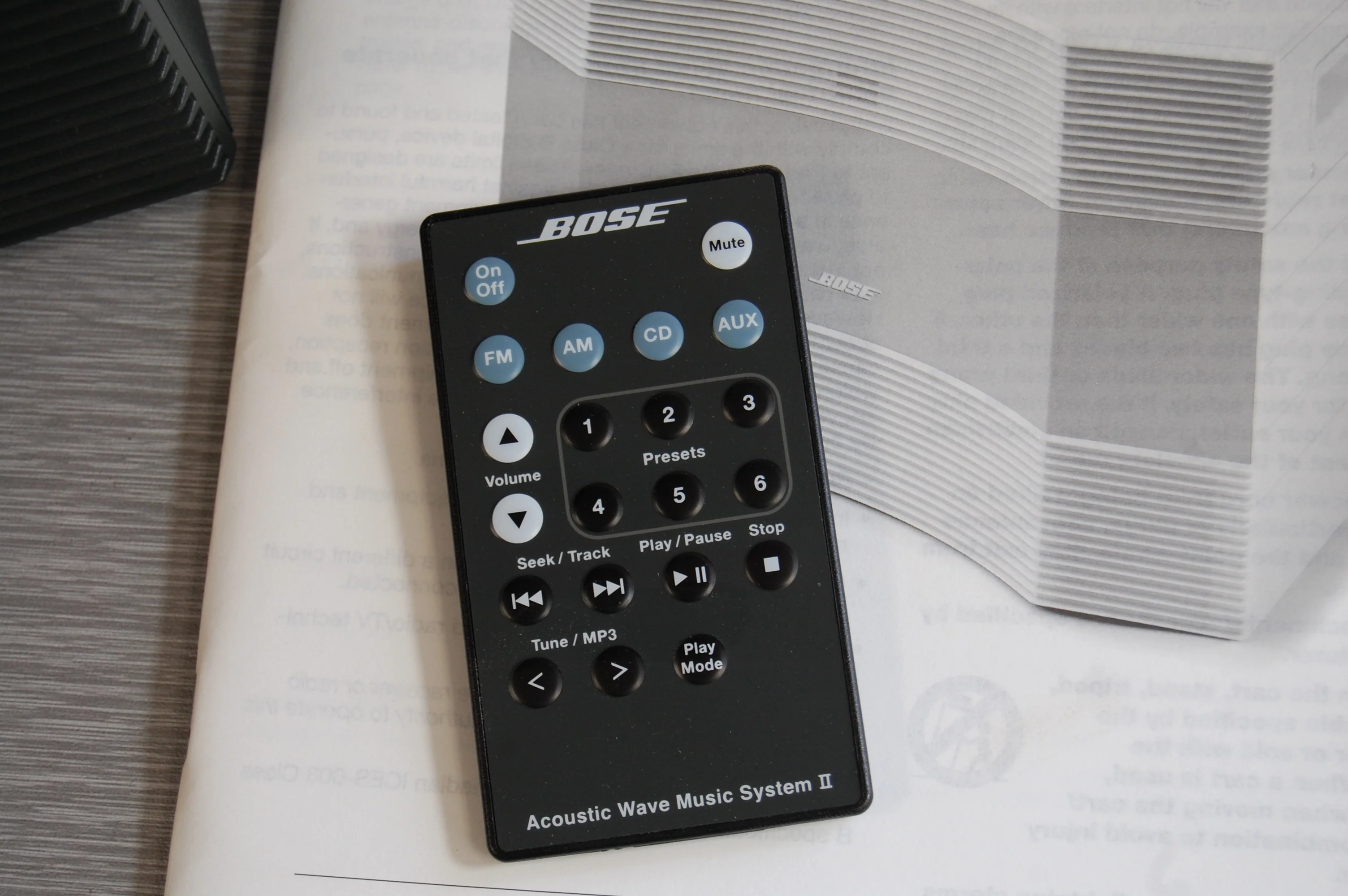 Bose Acoustic Wave * Music System II * Remote * Manual - Image 9