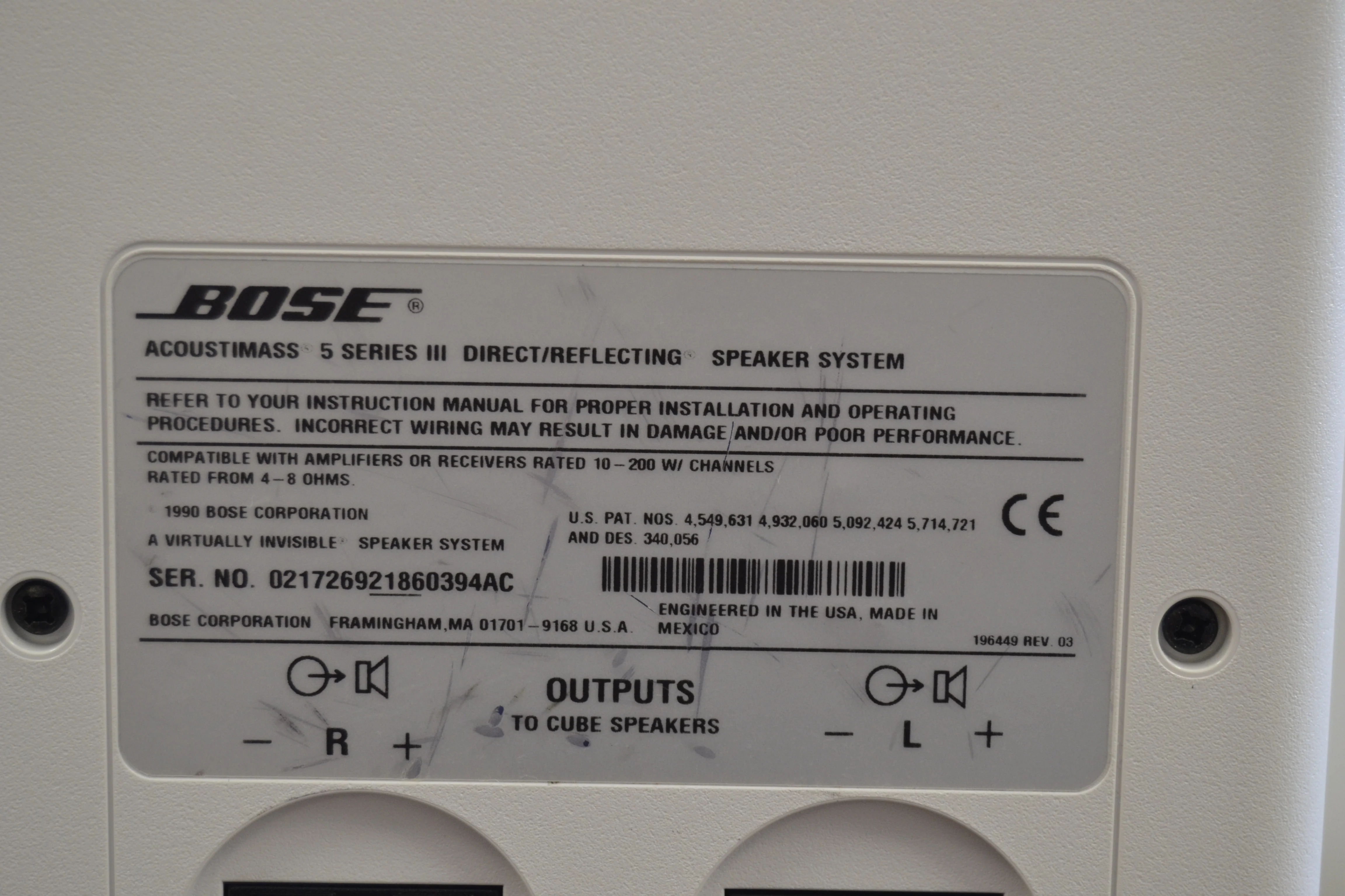 Bose Acoustimass 5 Series III Stereo Speaker System - Image 10
