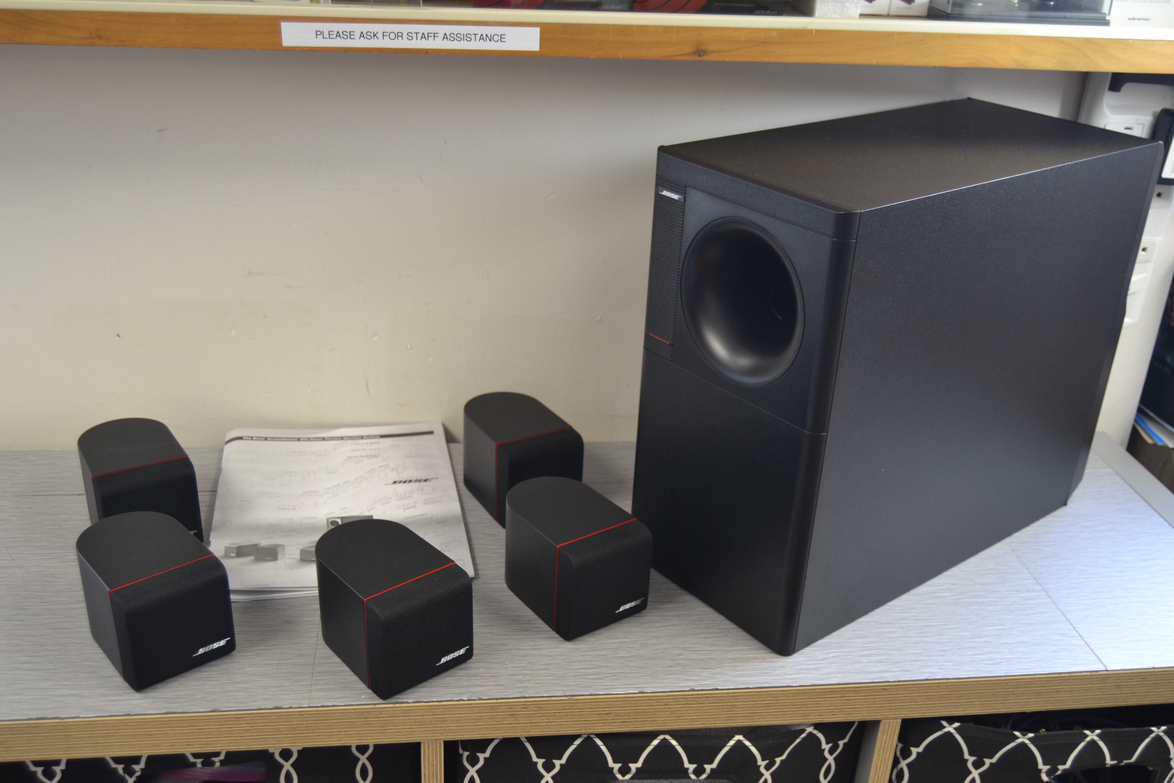 Bose Acoustimass 600 Stereo 5 Channel Speaker System * All wiring included