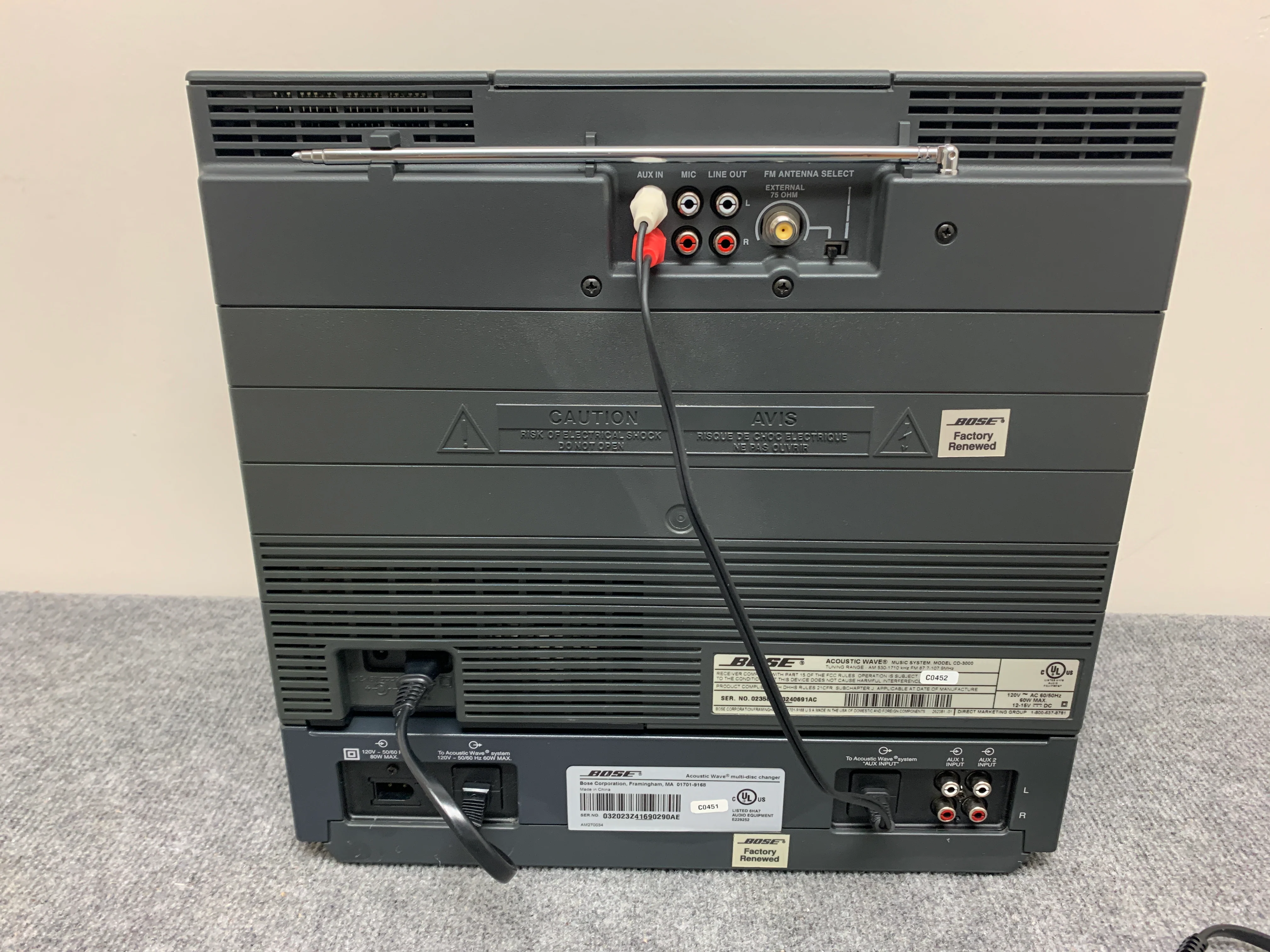 Bose CD-3000 Acoustic Wave CD/Radio & Acoustic Wave CD Changer - Remotes - Image 13
