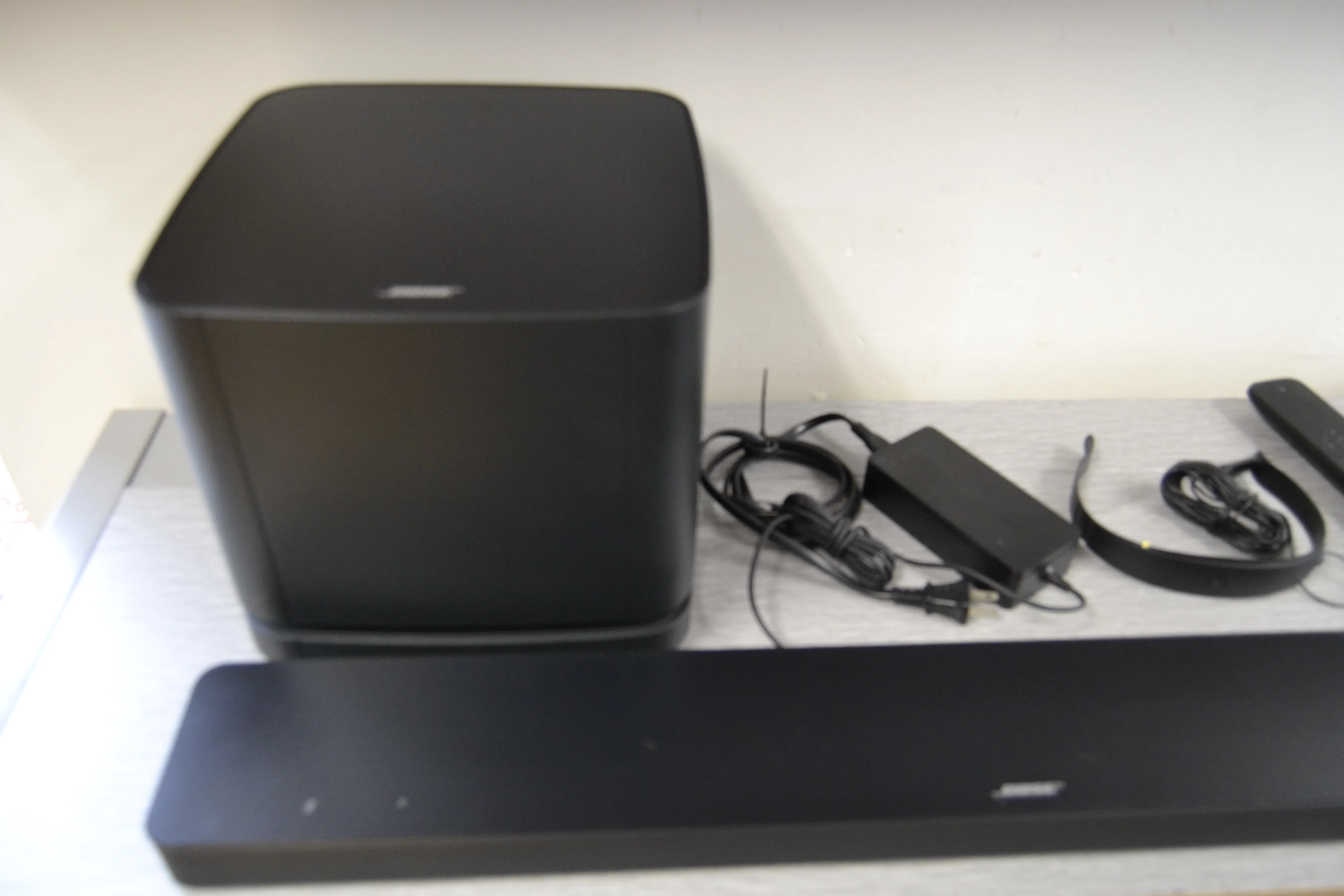 Bose Soundbar 500 * Bass Module 500 Wireless Sub * Learning Remote * Setup Tool - Image 2
