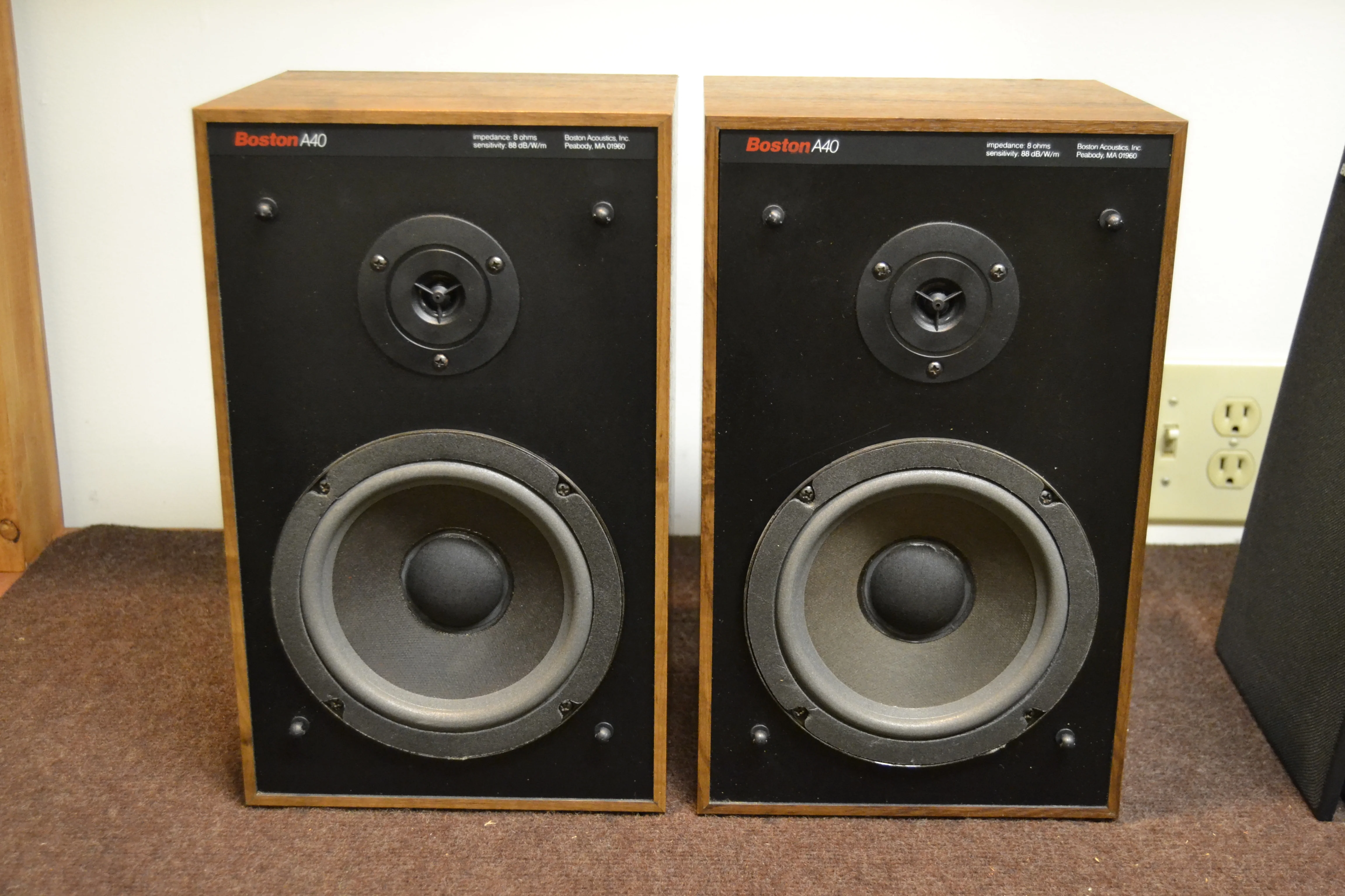 Boston Acoustics A40 Bookshelf Speakers - Image 2
