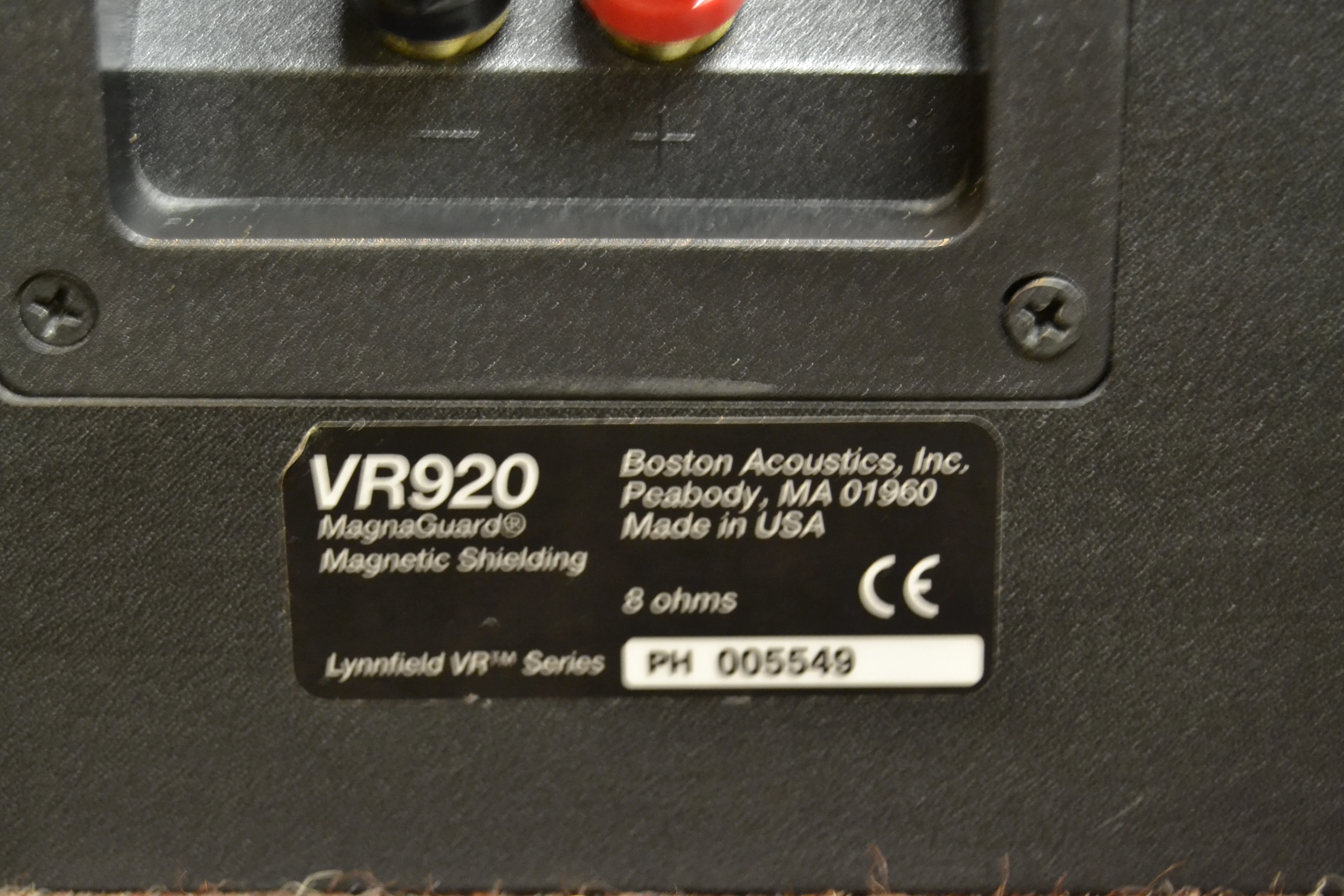 Boston Acoustics Lynnfield Reference VR-920 Center channel Speaker Black - Image 3