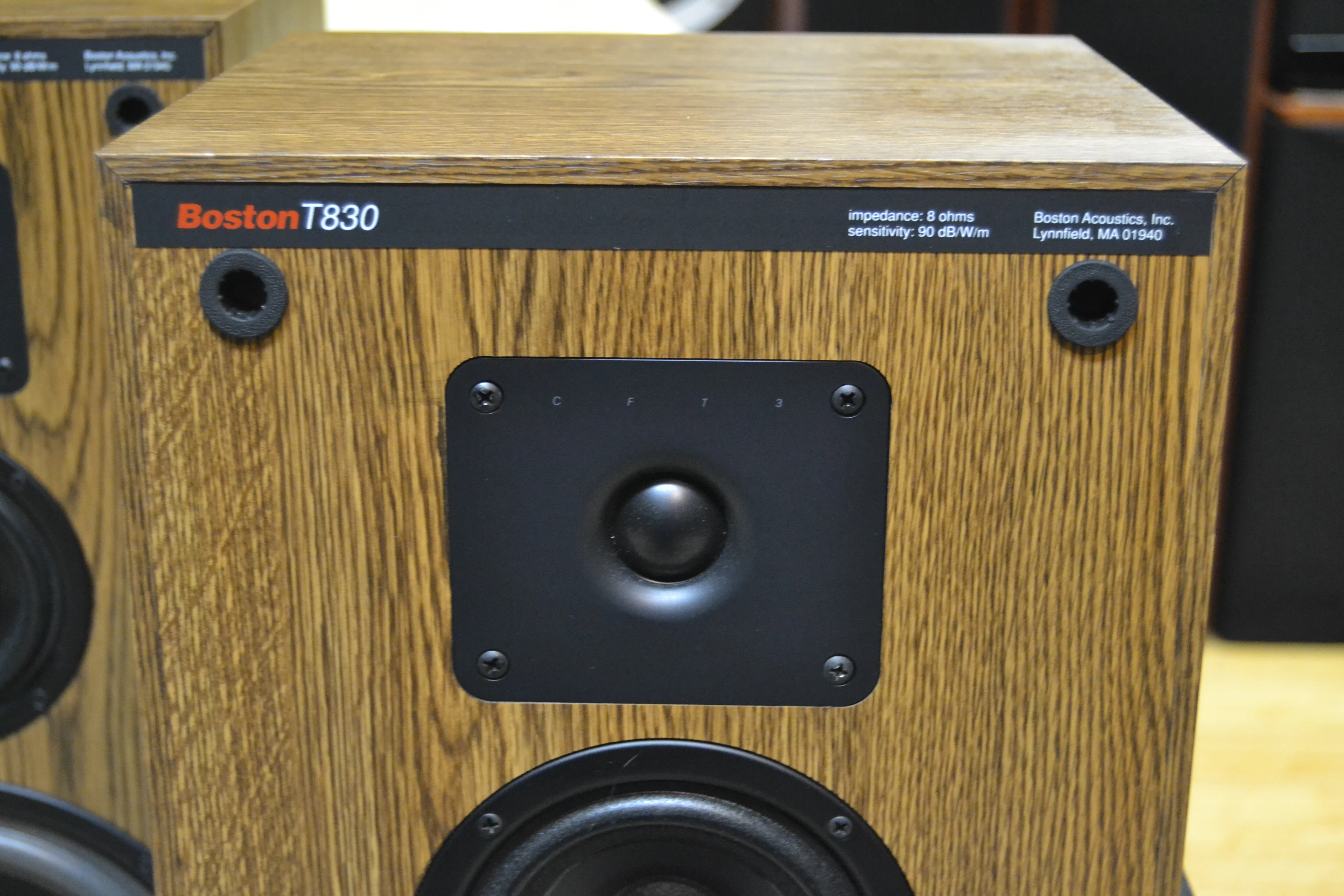 Boston Acoustics T830 Floor Standing Speakers * Refoamed 10/2025 - Image 6