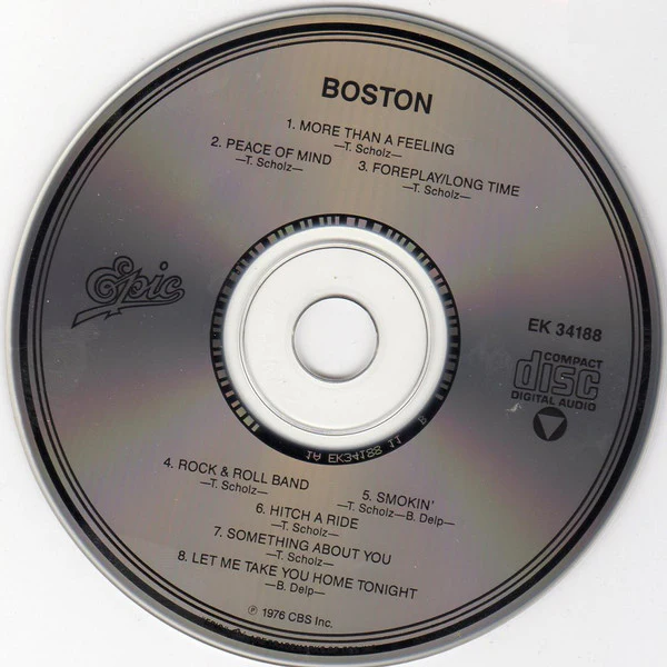 Boston - Boston (CD, Album, RE) (Very Good Plus (VG+)) - Image 3