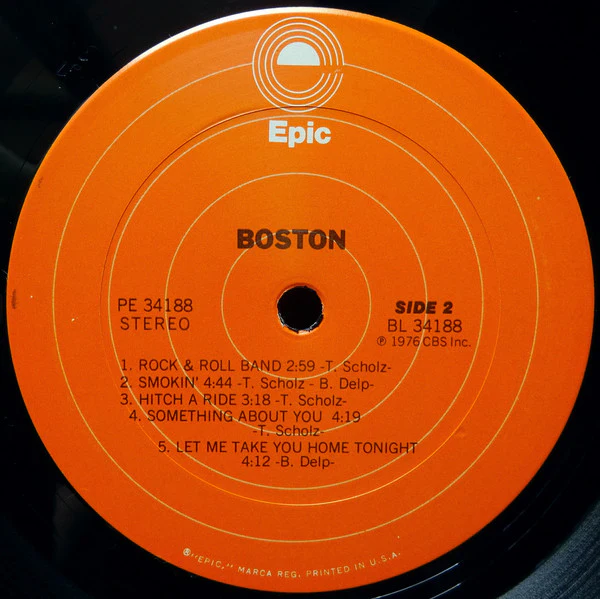 Boston - Boston (LP, Album, Pit) (Very Good Plus (VG+)) - Image 4