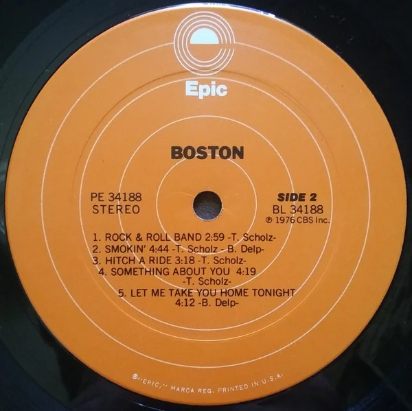 Boston - Boston (LP, Album, Pit) (Very Good Plus (VG+)) - Image 4