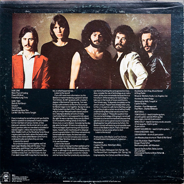 Boston - Boston (LP, Album, Pit) (Very Good Plus (VG+)) - Image 2