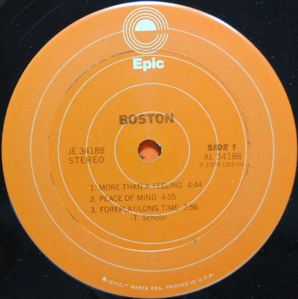 Boston - Boston (LP, Album, RE, Pit) (Very Good Plus (VG+)) - Image 3