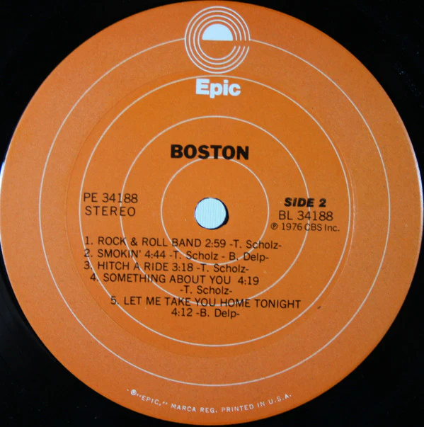 Boston - Boston (LP, Album, Ter) (Very Good Plus (VG+)) - Image 4