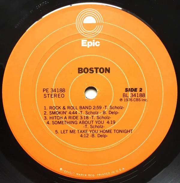 Boston - Boston (LP, Album) (Very Good Plus (VG+)) - Image 4