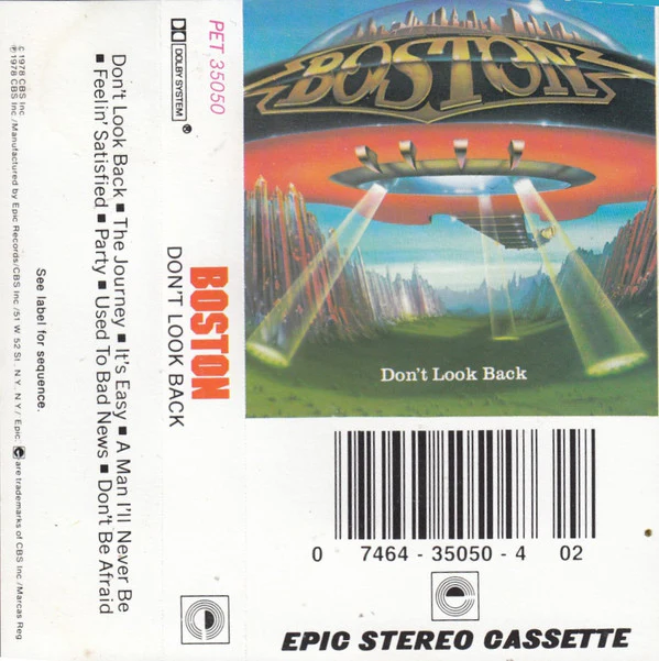 Boston - Don't Look Back (Cass, Album, RP, Cle) (Very Good Plus (VG+))