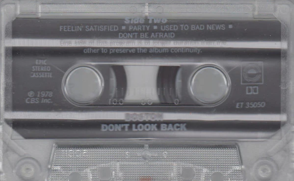 Boston - Don't Look Back (Cass, Album, RP, Cle) (Very Good Plus (VG+)) - Image 3