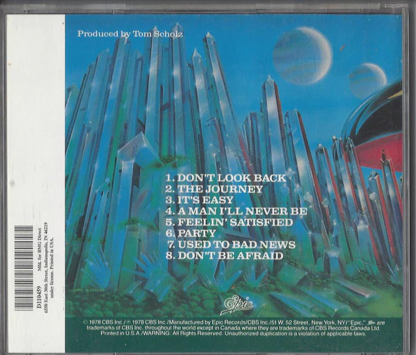 Boston - Don't Look Back (CD, Album, Club, RE, BMG) (Very Good Plus (VG+)) - Image 2