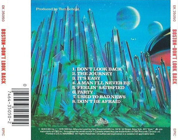 Boston - Don't Look Back (CD, Album, RE) (Near Mint (NM or M-)) - Image 5