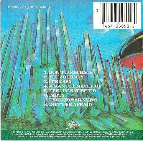 Boston - Don't Look Back (CD, Album, RE) (Very Good Plus (VG+)) - Image 2