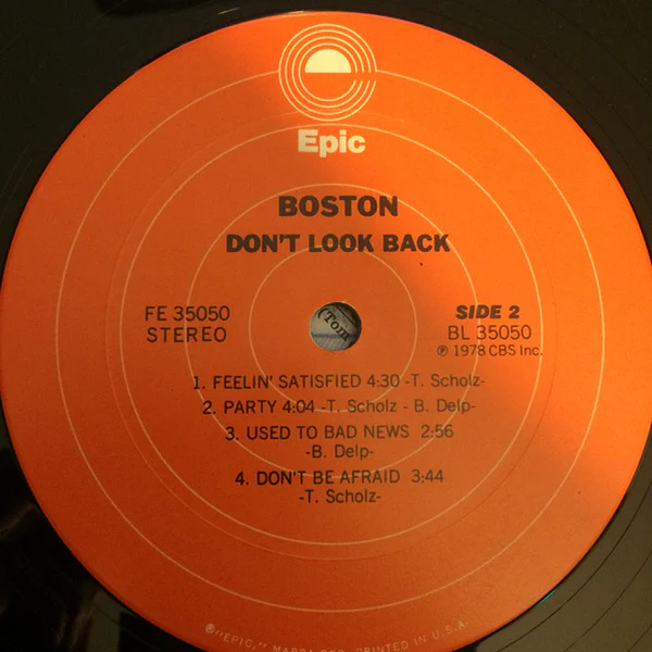 Boston - Don't Look Back (LP, Album, Gat) (Very Good Plus (VG+)) - Image 4