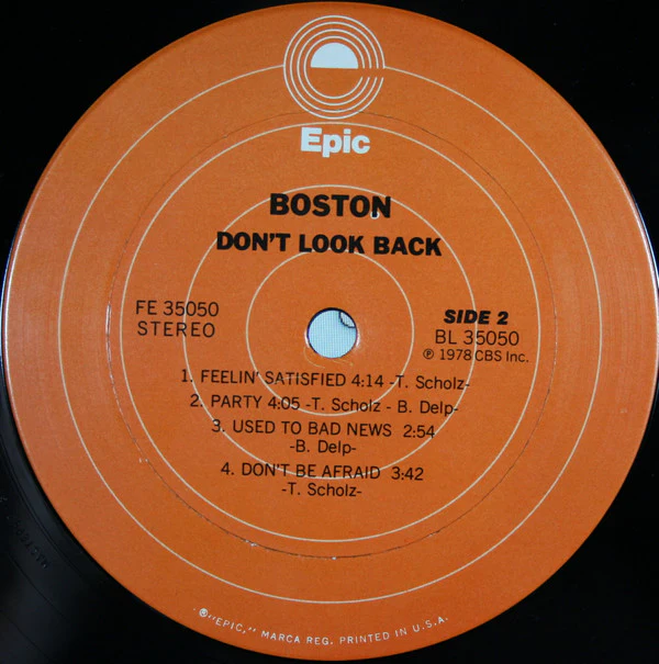 Boston - Don't Look Back (LP, Album, San) (Very Good Plus (VG+)) - Image 5