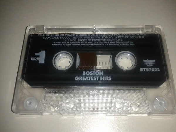Boston - Greatest Hits (Cass, Comp) (Very Good Plus (VG+)) - Image 5