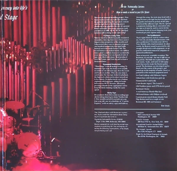 Boston - Third Stage (LP, Album, Gat) (Very Good Plus (VG+)) - Image 3