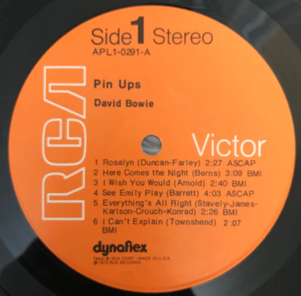 David Bowie - Pinups (LP, Album, Ind) (Very Good Plus (VG+)) - Image 3