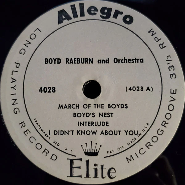 Boyd Raeburn And His Orchestra / Fletcher Henderson And His Orchestra - Boyd Raeburn And Orchestra (10", Comp) (Near Mint (NM or M-)) - Image 3