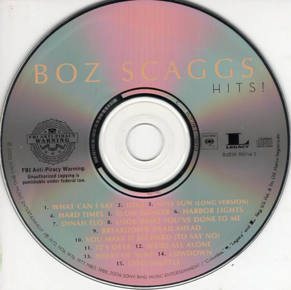 Boz Scaggs - Hits! (CD, Comp, RM) (Near Mint (NM or M-)) - Image 3