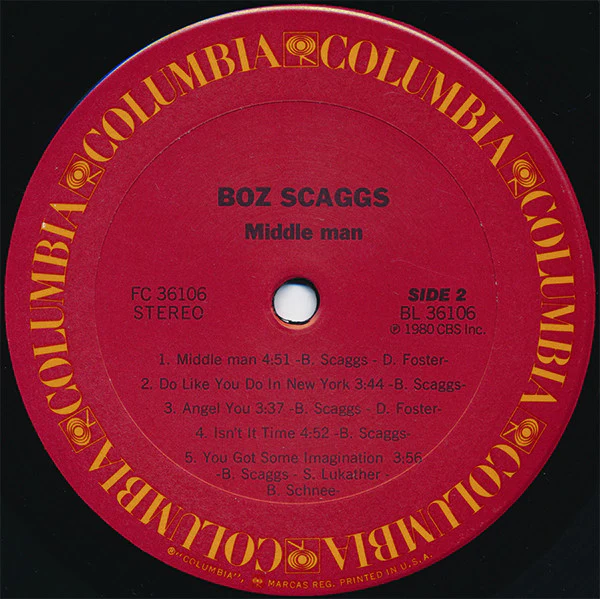 Boz Scaggs - Middle Man (LP, Album, Pit) (Very Good Plus (VG+)) - Image 4