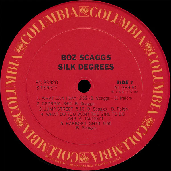 Boz Scaggs - Silk Degrees (LP, Album, San) (Very Good Plus (VG+)) - Image 3