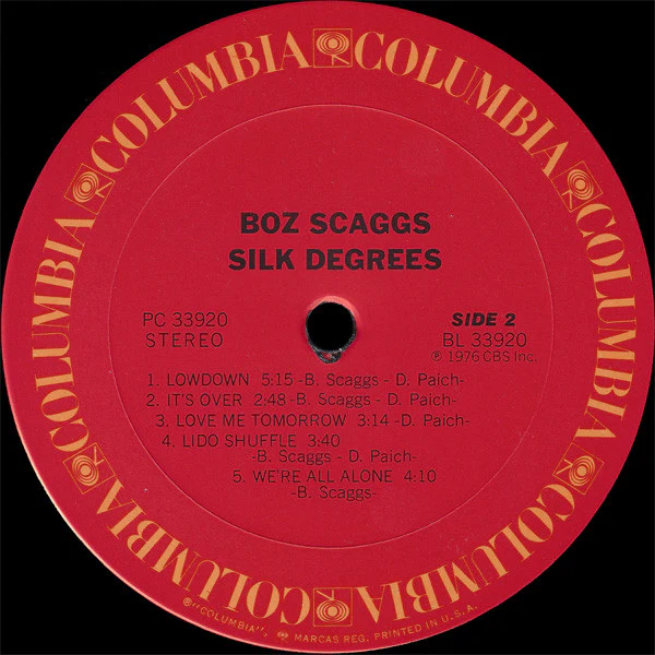 Boz Scaggs - Silk Degrees (LP, Album, San) (Very Good Plus (VG+)) - Image 4