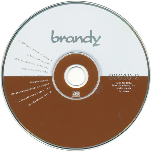 Brandy - Brandy (CD, Album, Club) (Near Mint (NM or M-)) - Image 3