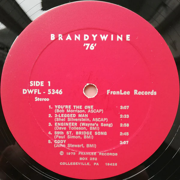 Brandywine - "76" (LP, Album) (Very Good Plus (VG+)) - Image 3