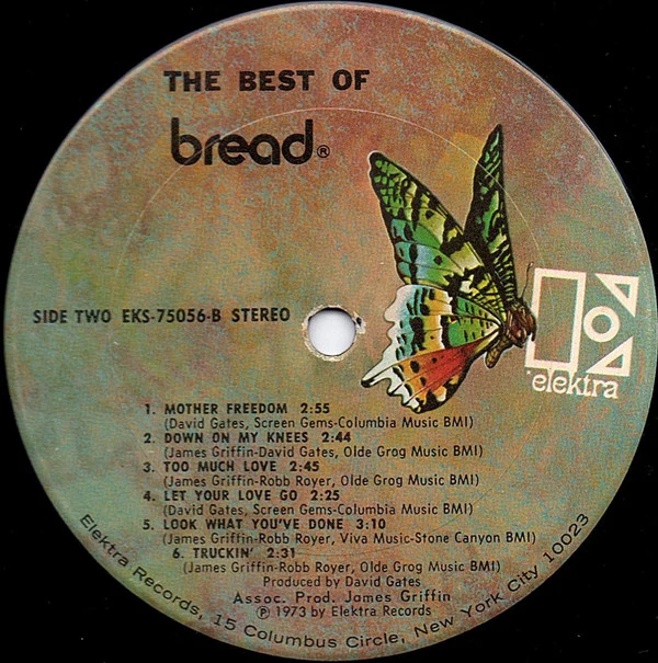 Bread - The Best Of Bread (LP, Comp, San) (Very Good Plus (VG+)) - Image 5