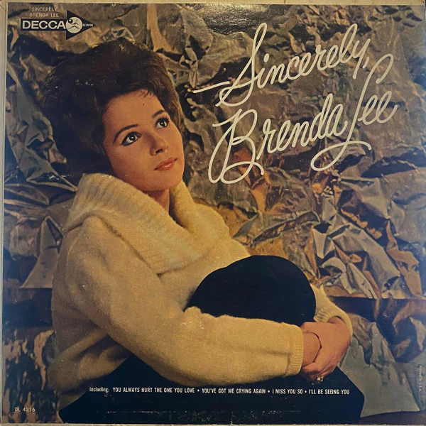 Brenda Lee - Sincerely (LP, Album, Mono, RP, Glo) (Very Good (VG))
